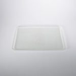Microwave glass cooking tray