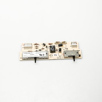 Refrigerator electronic control board with 2 slide switches