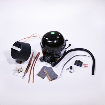 Compressor kit with electrical