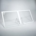 Refrigerator glass crisper cover 31" wide x 14 1/2" deep