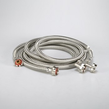 6FT SS HOSE WITH ELBOW