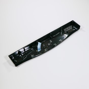 Black control panel with touchpad