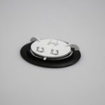 REFRIGERATOR DISPENSER DOOR FLAP - BLACK
