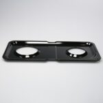 RANGE DOUBLE DRIP PAN-RIGHT - BLK PORC
